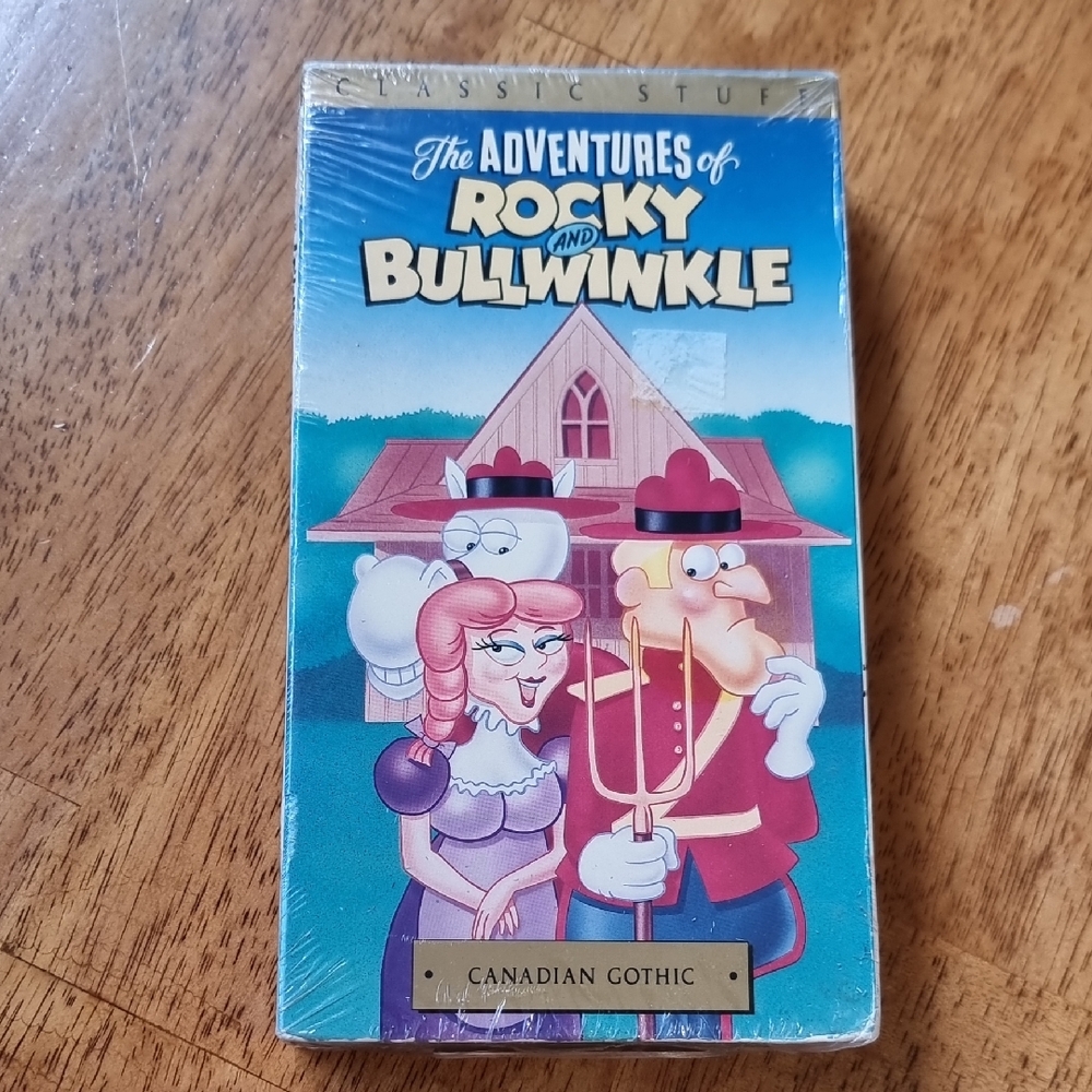 🆕️ The Adventures Of Rocky and Bullwinkle Vol. 6 Canadian Gothic VTG VHS